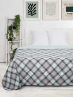 Покрывало на кровать, стеганое, поплин с размерами 180х215