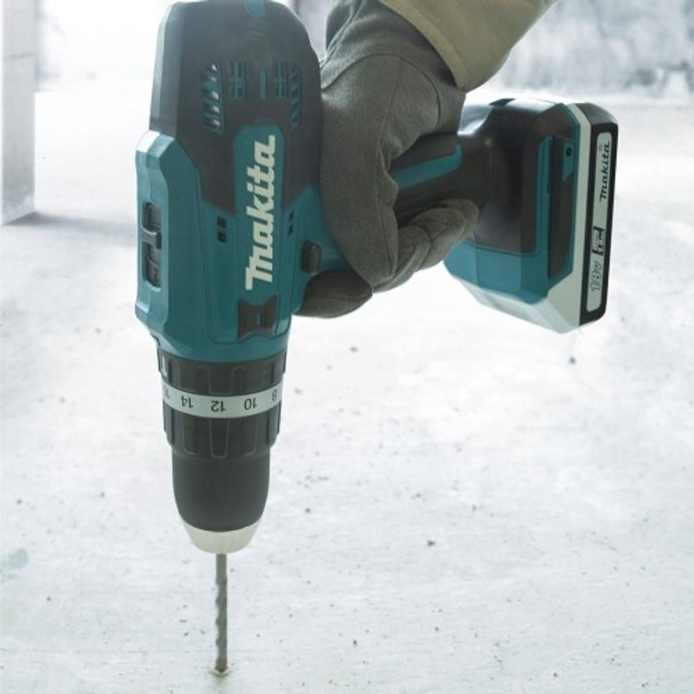 Дрель-шуруповерт аккумуляторная MAKITA HP 488 DWE HP488DWE