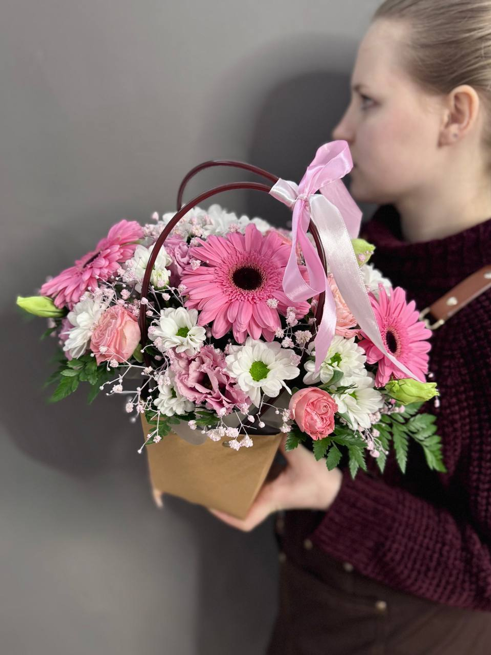 Авторская композиция с герберами