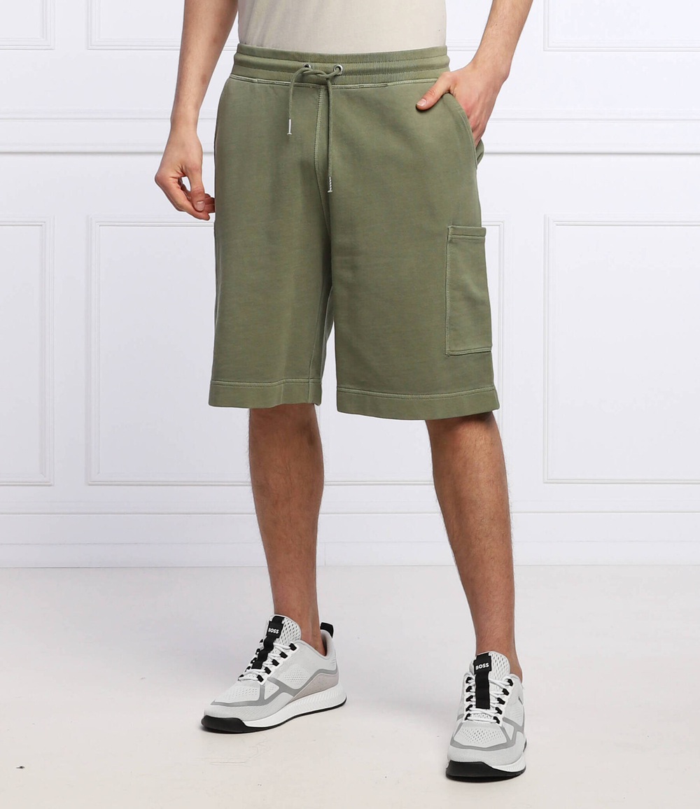 шорты sefade BOSS ORANGE - зеленый(50472406)