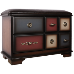 Банкетка Пандора 3 с обувницей Орех Mix