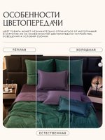 Комплект постельного белья на резинке с одеялом Вельвет Премиум «Энергия океана»