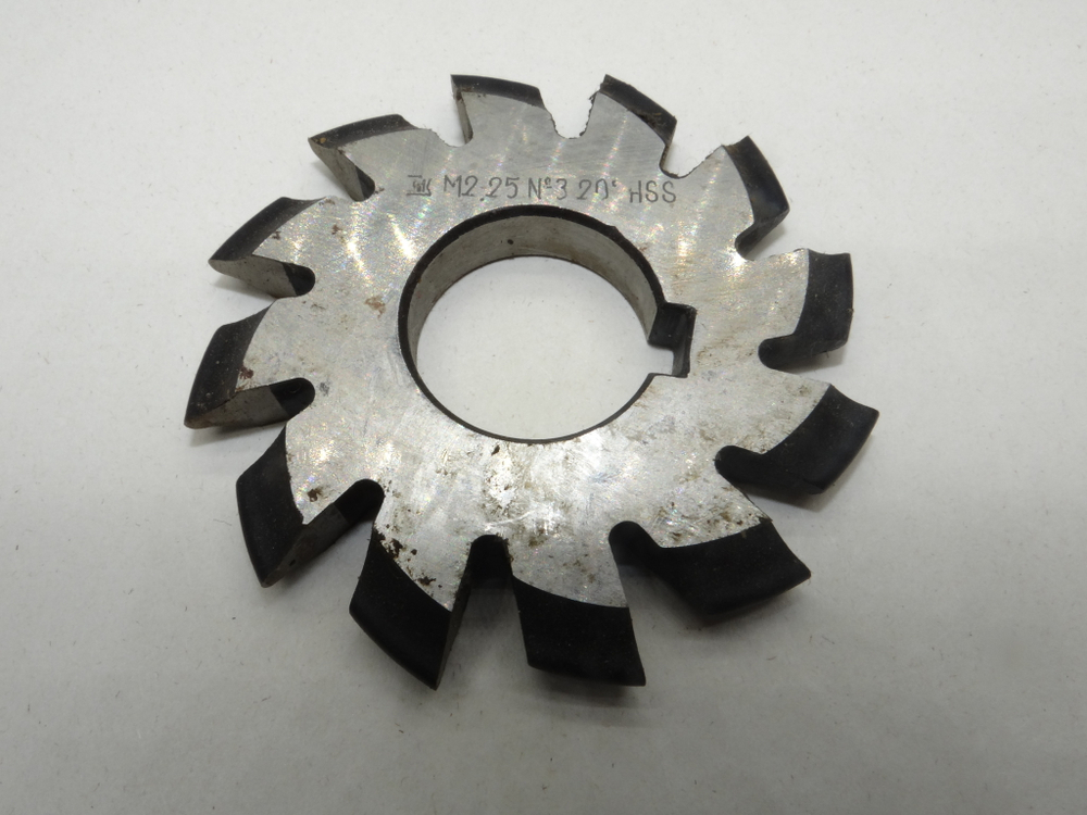 Фреза модульная М2,25 №3 (HSS) z=12
