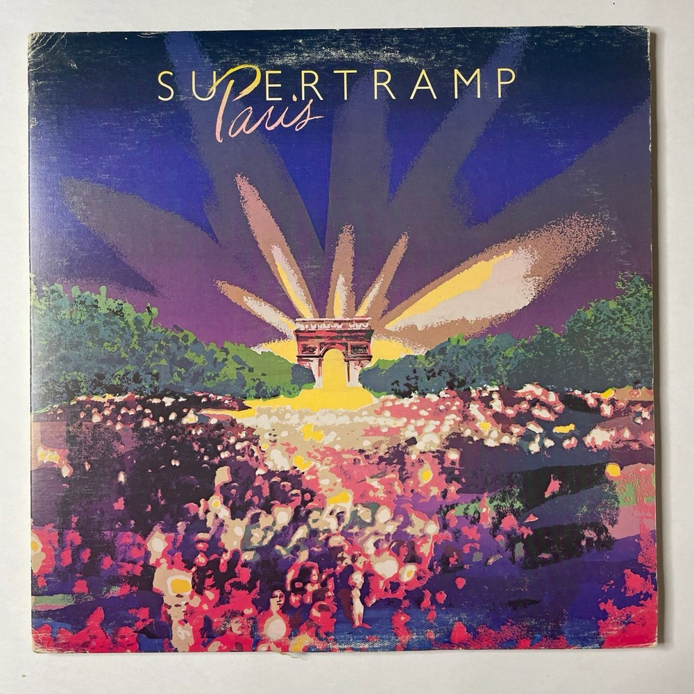 Винтажная виниловая пластинка LP Supertramp Paris (Canada 1980)