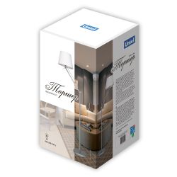 UML-T500 E27 SILVER-WHITE Торшер напольный под лампу Е27. 60W. с регулировкой наклона. Серебристый-Белый. ТМ Uniel
