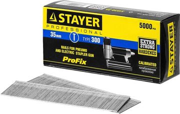 STAYER тип 18GA (47/300/F), 35 мм, 5000 шт, гвозди для нейлера, Professional (31530-35)