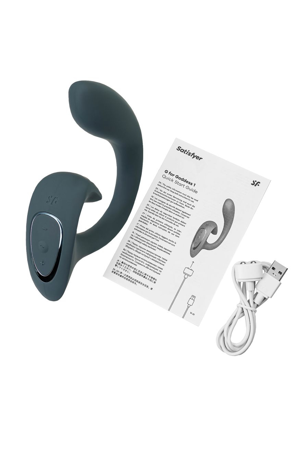 Satisfyer G for Goddess 1 - Многофункциональный вибратор, темно-серый