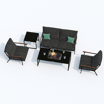 Лаунж зона Ideal Patio ФЕСТА маренго с двухместным диваном