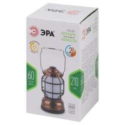 Фонарь кемпинговый светодиодный ЭРА KB-801 Факел на батарейках 2 режима (холодный + пламя)