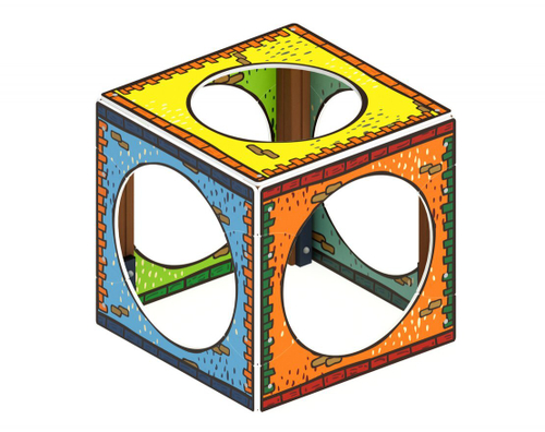 Детская игровая форма Кубик Город МФ 10.01.14-02