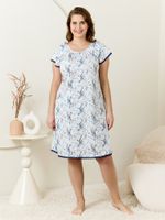 Ночная сорочка Рельеф-1 Виотекс СИНИЙ