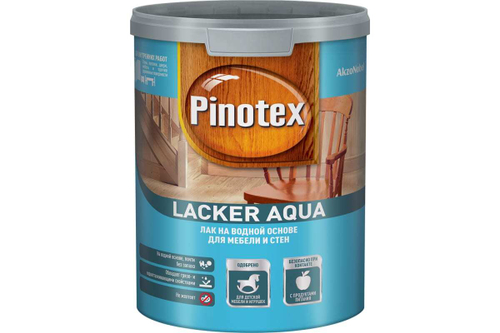 Лак для дерева на водной основе колеруемый Pinotex Lacker Aqua 70 глянцевый 1 л