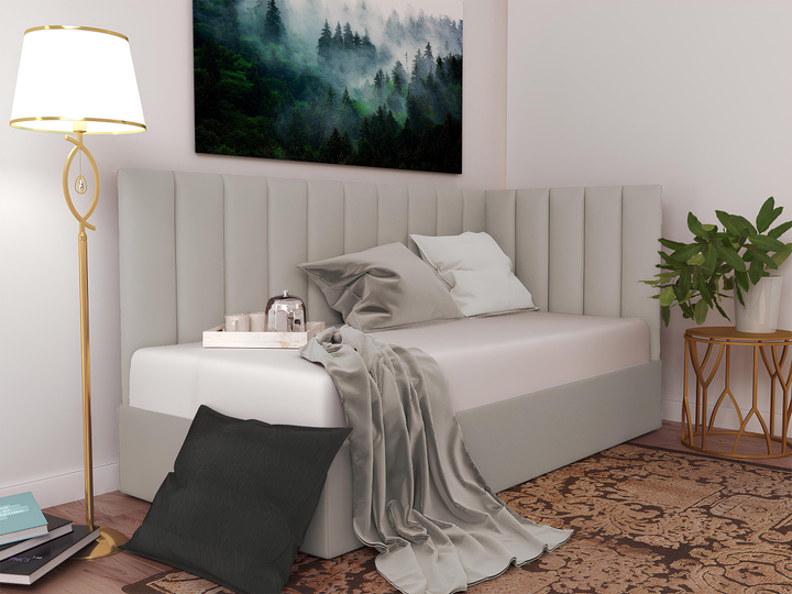 Мягкая кровать с подъемным механизмом Тахта Лайн, 120х190