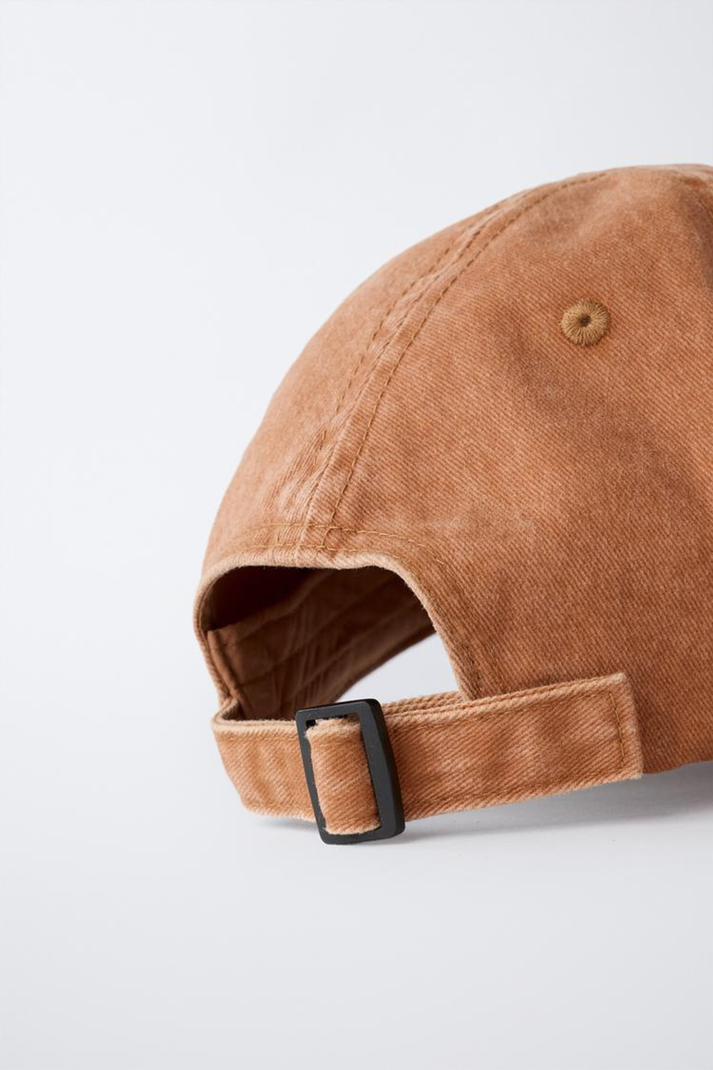 ZARA КЕПКА С ЭФФЕКТОМ ПОТЕРТОСТИ, ОРАНЖЕВЫЙ