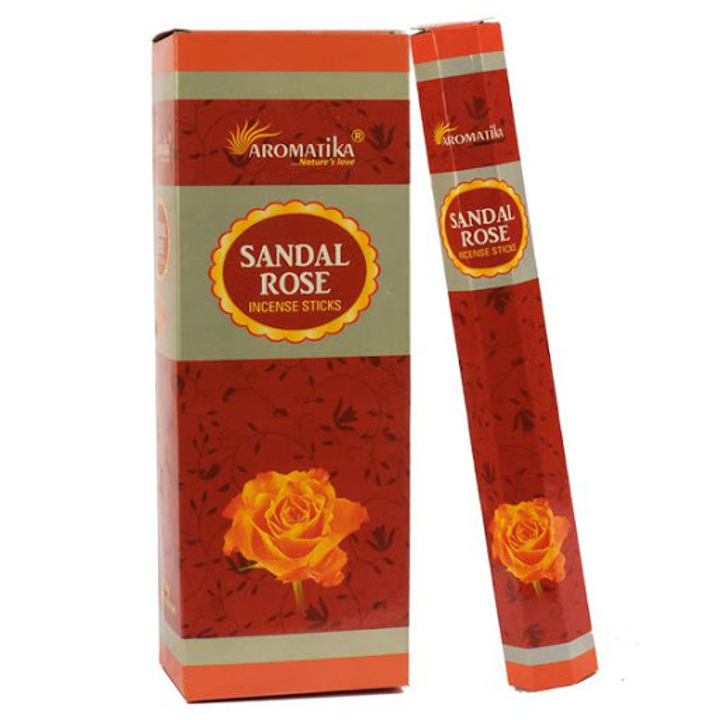 Aromatika Sandal Rose шестигранник Благовоние Сандал Роза