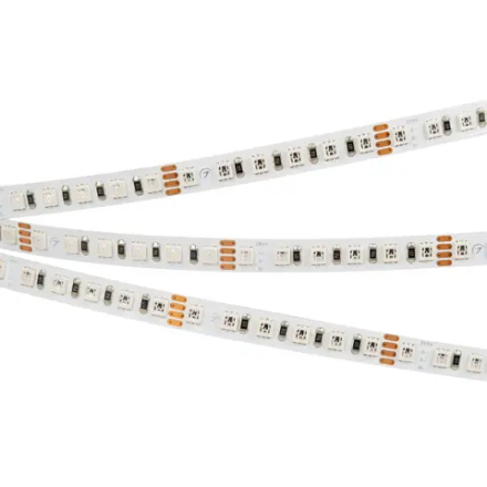 Светодиодная лента RT 2-5000 24V RGB 8mm (3838, 120 LED/m, LUX) (Arlight, 11 Вт/м, IP20) 026832