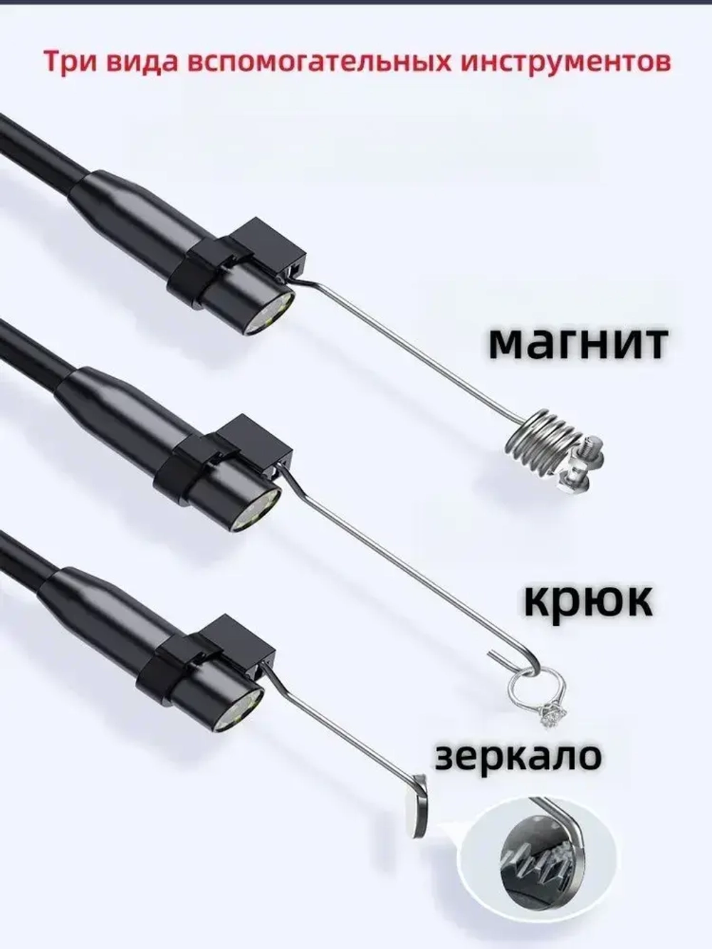 Видеоэндоскоп автомобильный, промышленный эндоскоп, эндоскоп