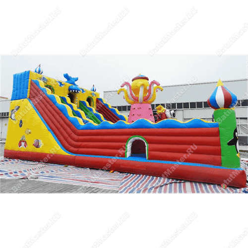 Коммерческий надувной батут "Морская иллюзия"