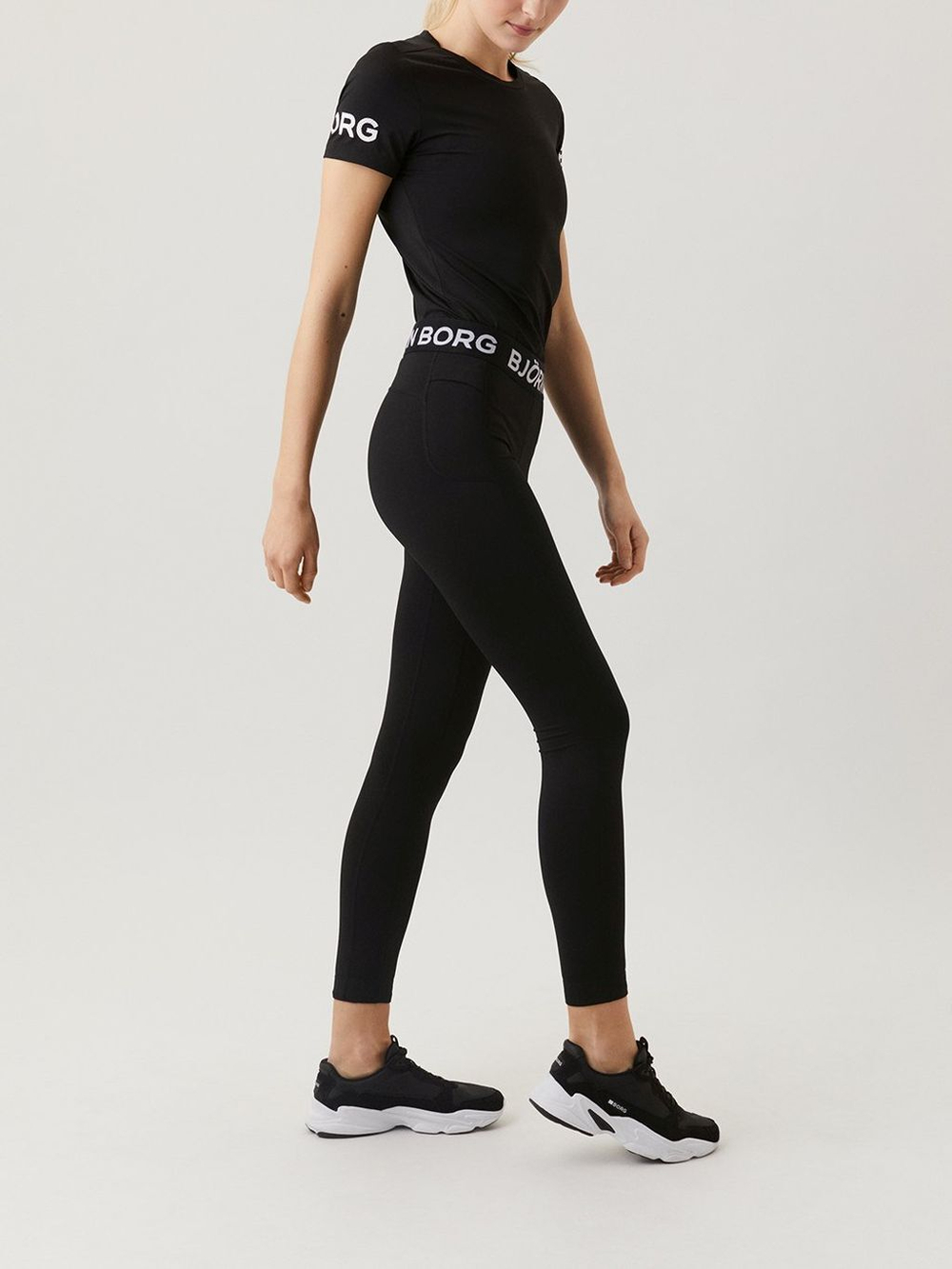 Леггинсы Bjorn Borg Borg Regular Tights W - black beauty
