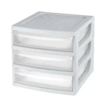 ОРГАНАЙЗЕР, ФОРМАТ А6, 3 ЯЩИКА, 175х214 ММ (Светло-серый)