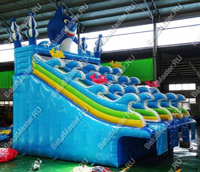 Водная горка для бассейна «Акулёнок», 8*6*8 м