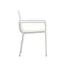 Galdana Штабелируемый садовый стул из белого алюминия