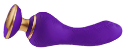 Фиолетовый вибростимулятор SANYA - 18,5 см.