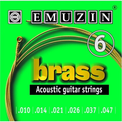 Струны для акустической гитары Emuzin Brass 6А103 10-47