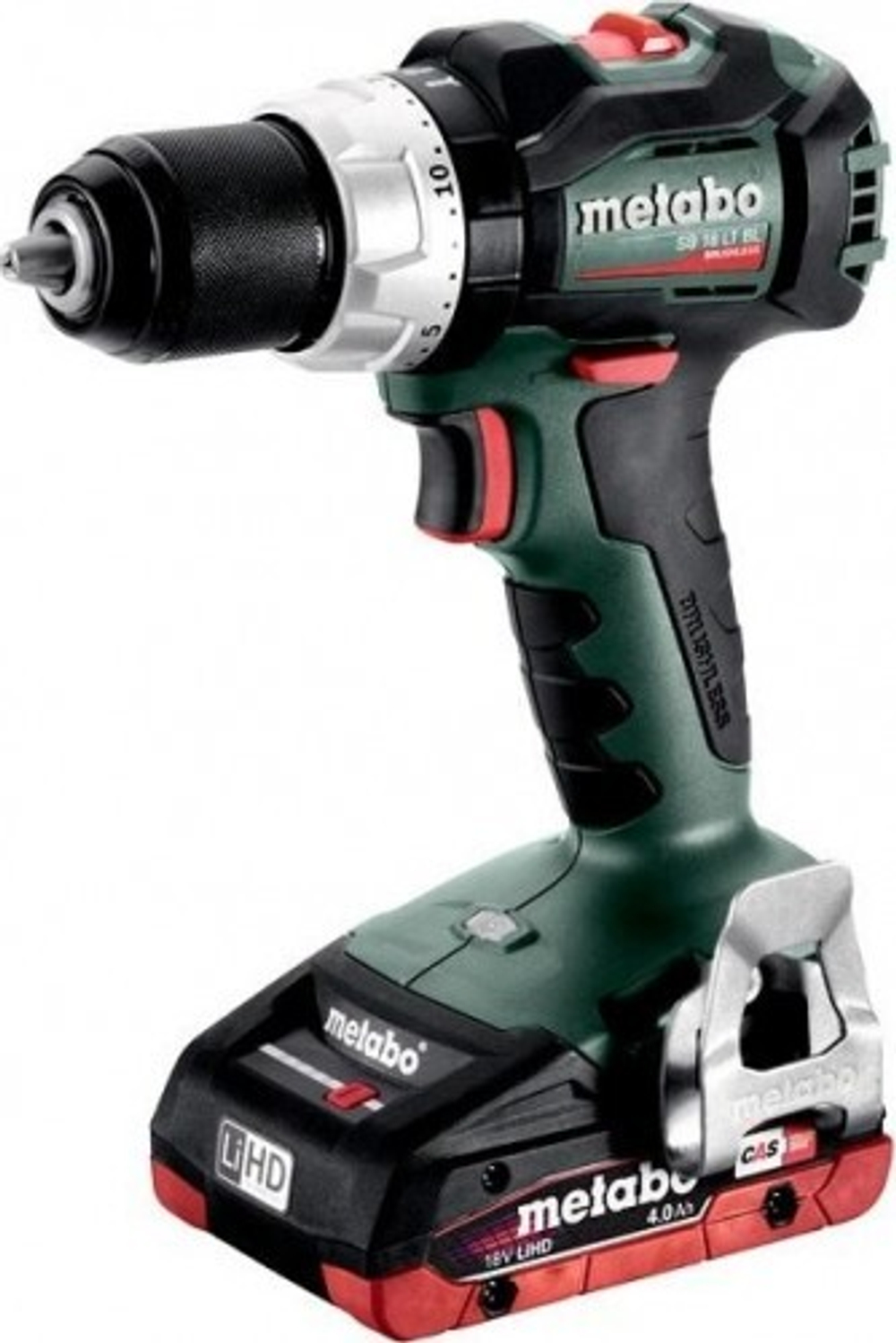 Дрель-шуруповерт аккумуляторная METABO SB 18 LT BL 2x4.0 Ач, ударная, бесщеточная 602316800