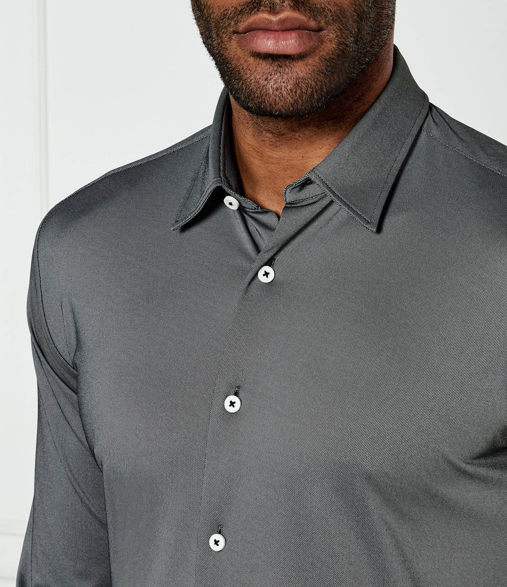 Рубашка P-ROAN-kent-C1-233 BOSS BLACK - серый(50533434)