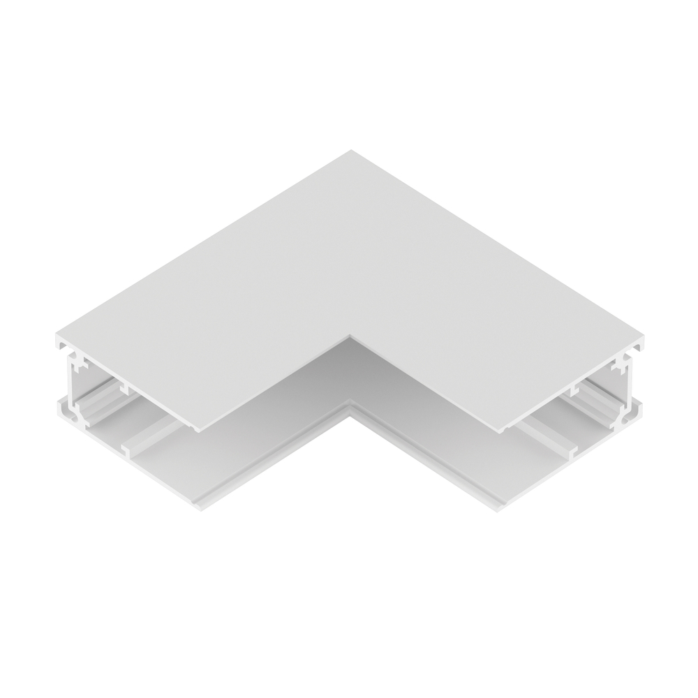 509136 Соединитель вертикальный угловой UNO для накладного трека 509016/509026 БЕЛЫЙ