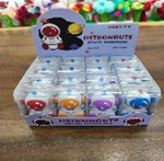 Точилка "Астронавт" 4,7*3*2,5 см, в силиконовом корпусе, упаковка - пластиковый бокс, 4 цвета микс,