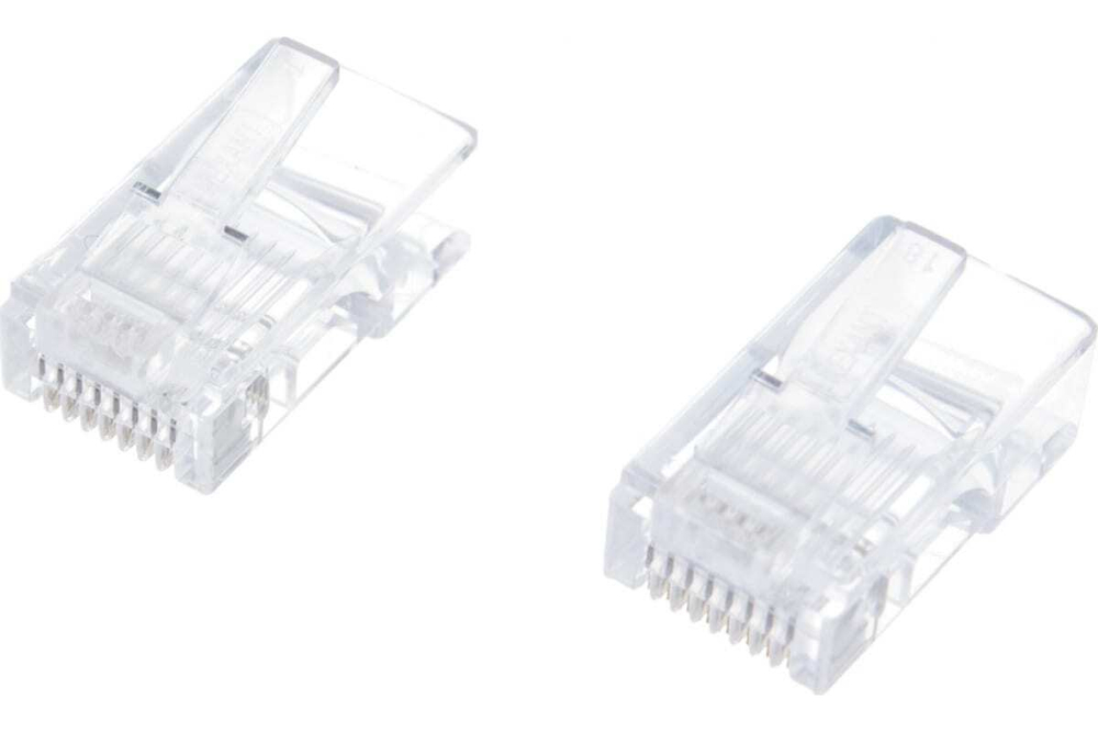 Джек REXANT RJ-45 8P8C CAT 5e 100 шт 05-1021