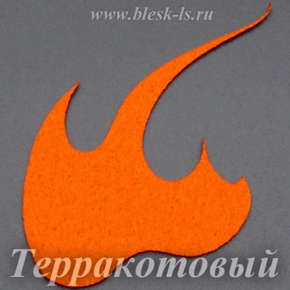 Фетровая основа #74, Основа #74 (терракотовая)