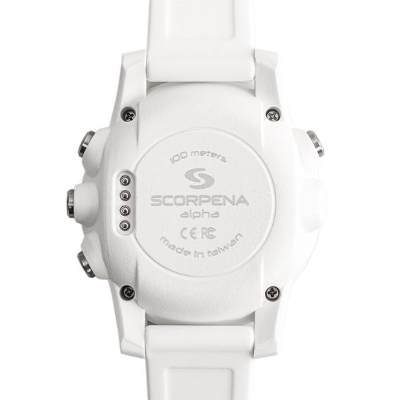 Компьютер для подводной охоты и фридайвинга Scorpena Alpha белый