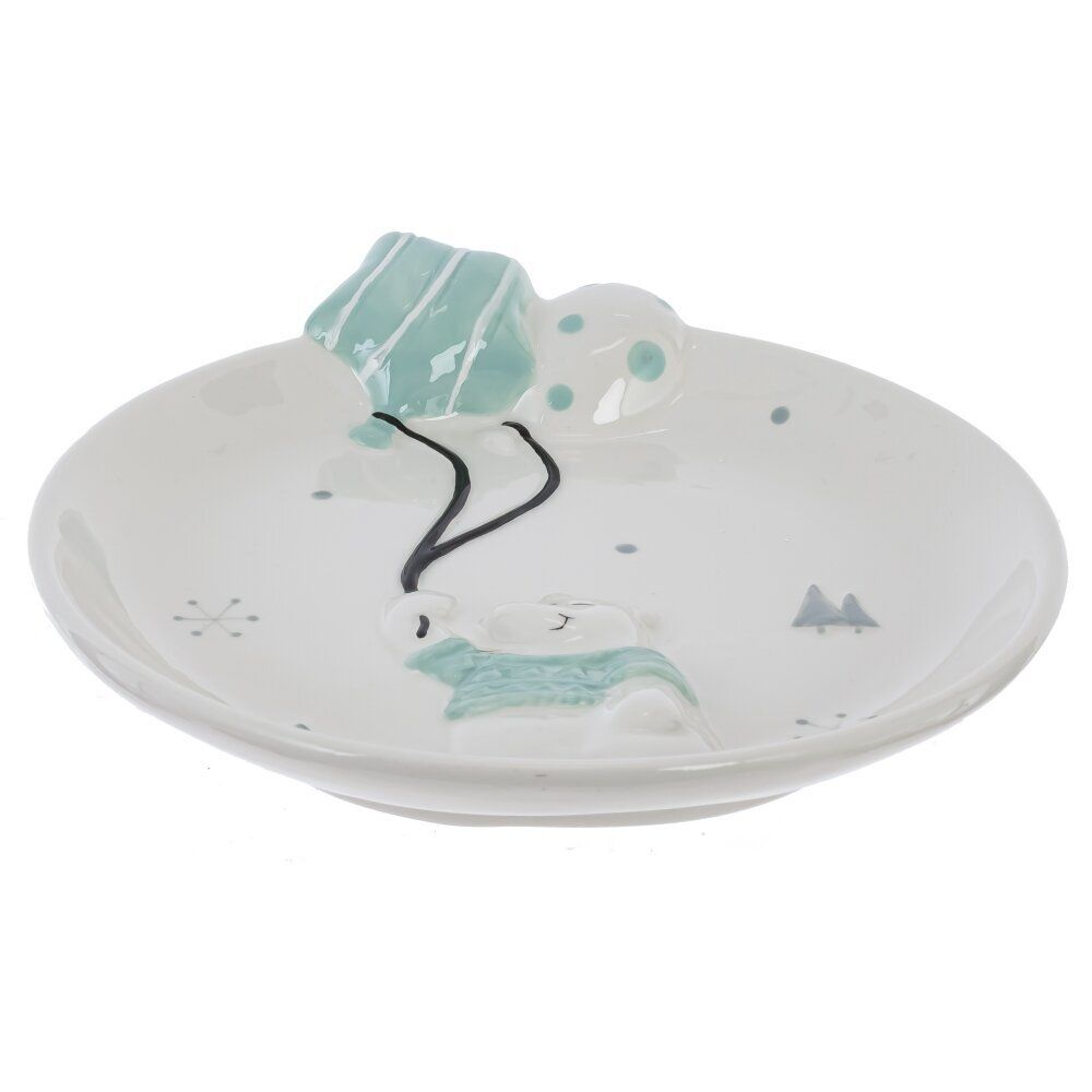 GAEM Тарелка "Белый медведь", L18 W17 H3 см