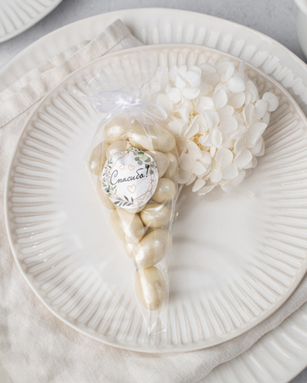 Сладкие подарки гостям на свадьбу - орехи в глазури "Жемчуг"