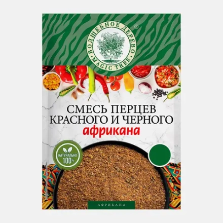 Приправа Волшебное дерево Смесь перцев Африкана черный и красный 30г