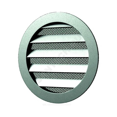 Решетка вентиляционная алюминий D 150 серая Эра 12,5РКМ