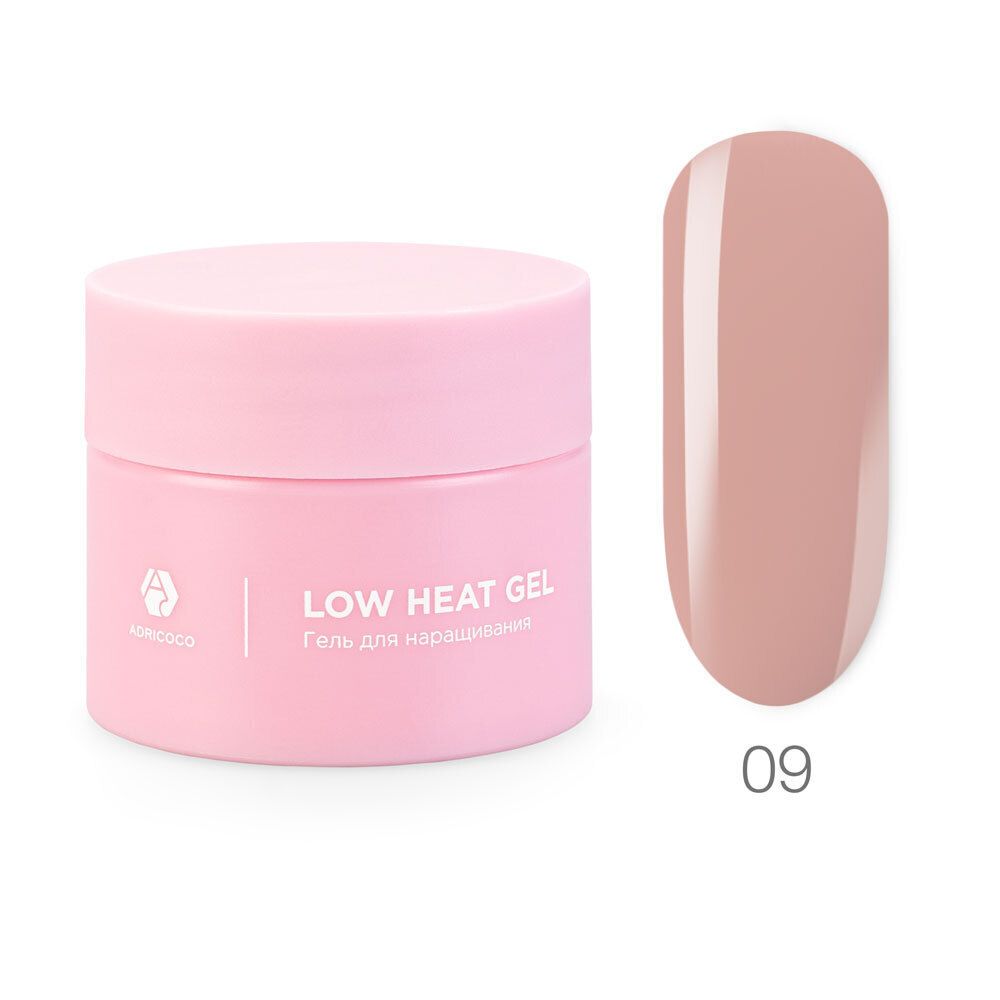 Низкотемпературный однофазный гель ADRICOCO Low heat №09 светлая патока (30мл)