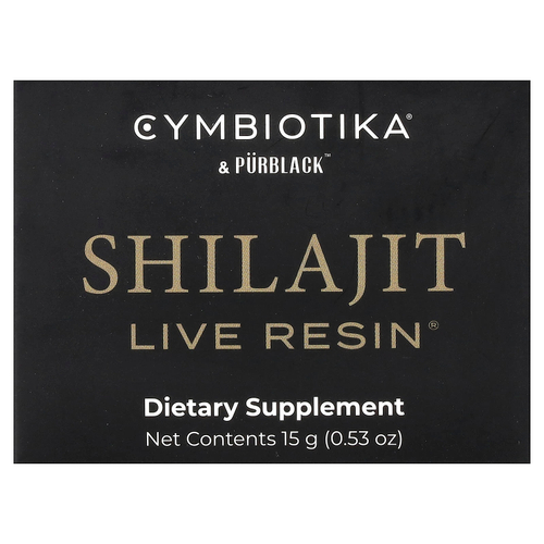 Cymbiotika, Shilajit Live Resin®, 15 г (0,53 унции)