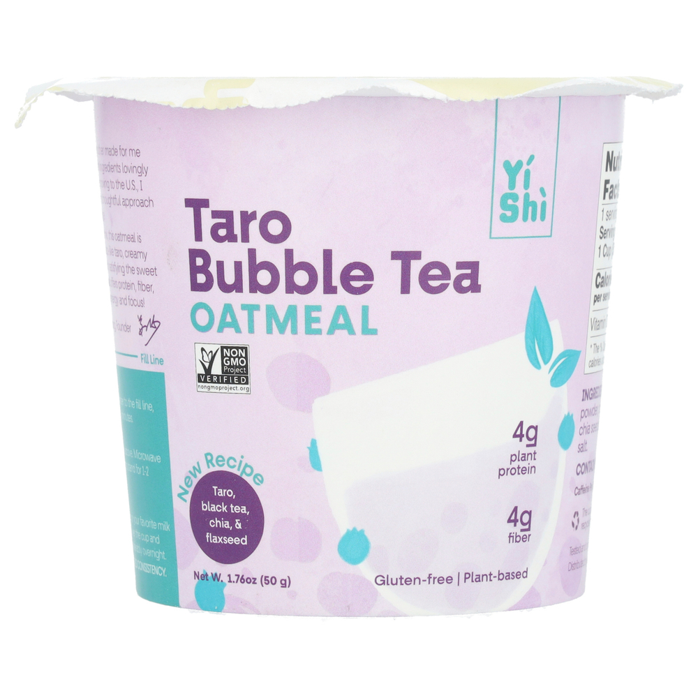 Yishi, Oatmeal, чай с пузырьками Taro, 50 г (1,76 унции)