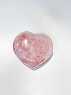 Сердечко из розового кварца крупное L