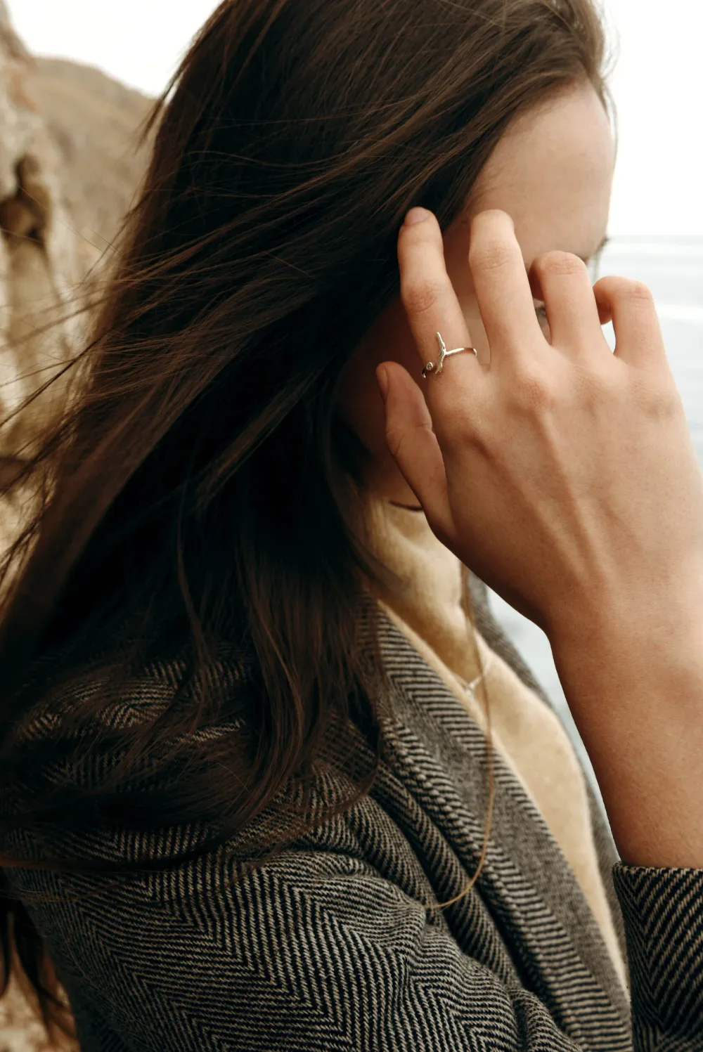 Кольцо Байкал с фианитом