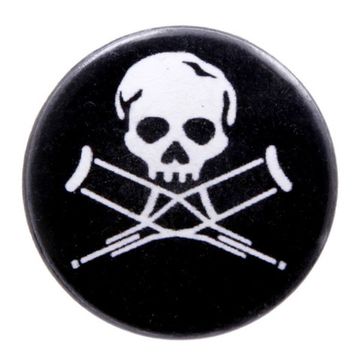 Значок Jackass 36 мм (021)