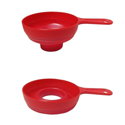 Воронка с широким горлом складная с ручкой цвет в ассортименте