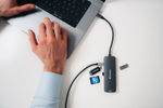 Многопортовый разветвитель Verbatim USB-C Pro CMH-08 на 8 портов