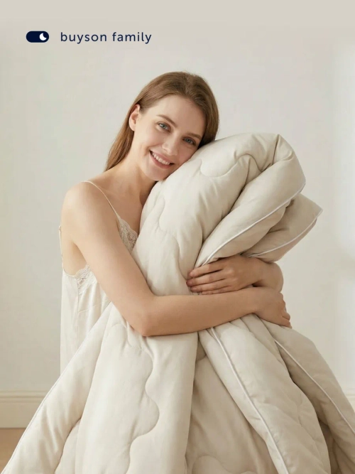 Теплое зимнее одеяло BuyGold (с овечьей шерстью)