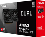 Видеокарта ASUS AMD  Radeon RX 9060XT DUAL-RX9060XT-16G 16ГБ Dual, GDDR6, Ret