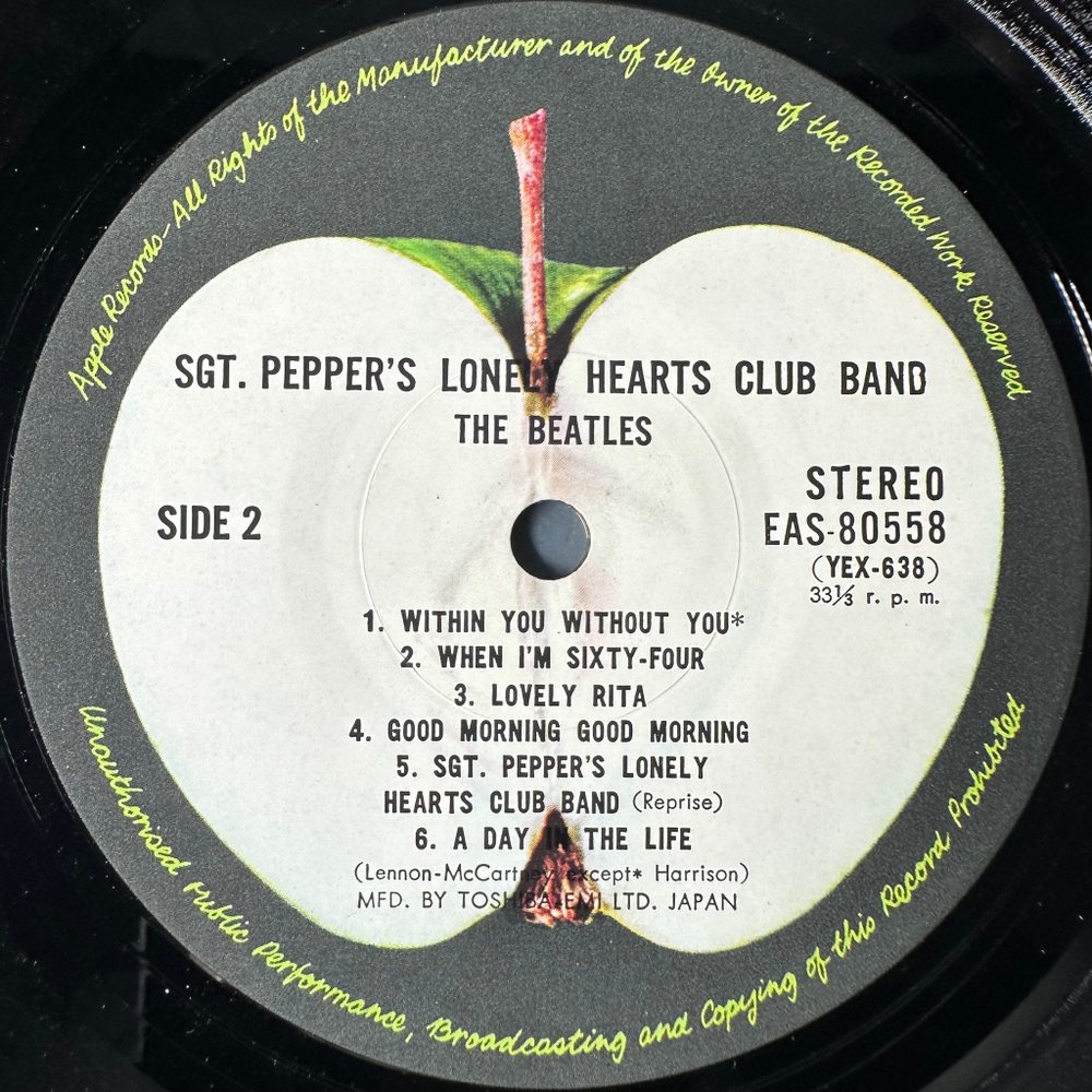 The Beatles ‎– Sgt. Pepper's Lonely Hearts Club Band (Япония 1976г.)